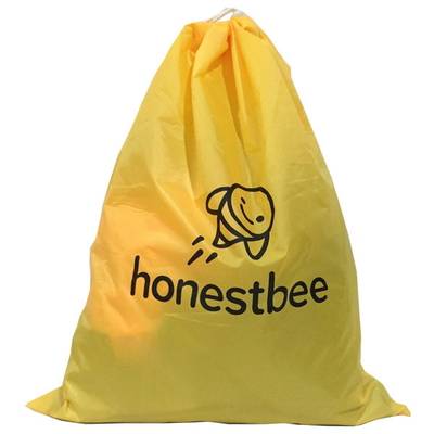 Сверхмощная сумка Drawstring ткани дюйма полиэстера 210D 22x28