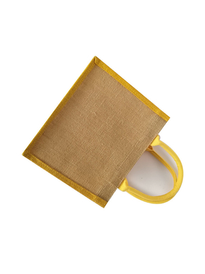 Многоразовый отсутствие хозяйственной сумки джута 380gsm печати 30x12x30cm