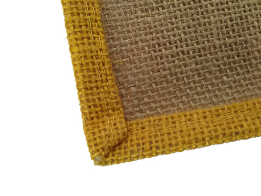 Многоразовый отсутствие хозяйственной сумки джута 380gsm печати 30x12x30cm