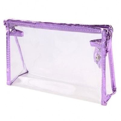 Мягкая сумка карандаша ручки молнии 0.15mm 22x7x15cm PVC школы
