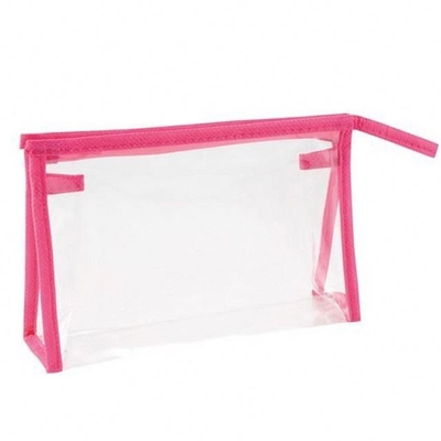 Мягкая сумка карандаша ручки молнии 0.15mm 22x7x15cm PVC школы