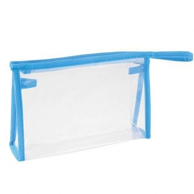 Мягкая сумка карандаша ручки молнии 0.15mm 22x7x15cm PVC школы