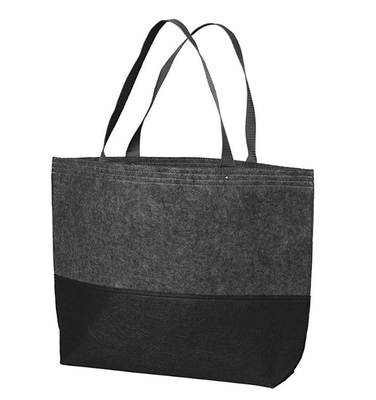Сумка Tote войлока 300gsm полиэстера 2mm 35x30x15cm покупателя