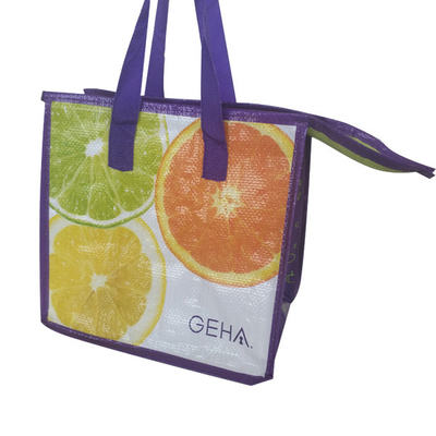 Водоустойчивая сумка обеда Tote OEM 100pcs 23x26x16cm изолированная