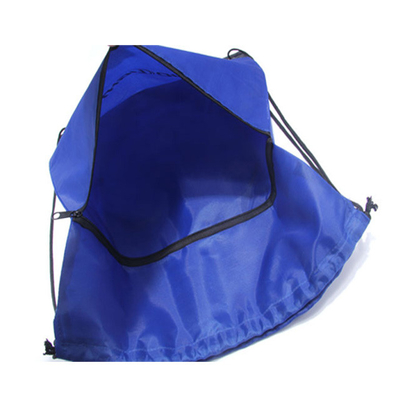 Сумки Drawstring нейлона цвета RPET 0.4cm 22x40cm зеленого цвета 2