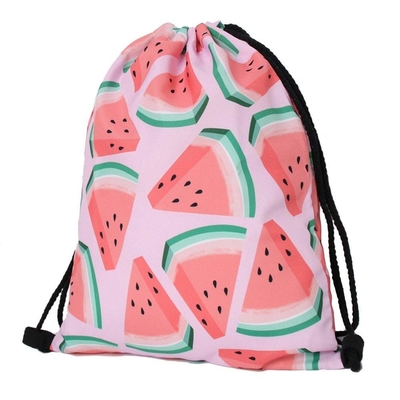 сумка Drawstring женщин перемещения косметическая CMYK нейлона 210D 35X42cm