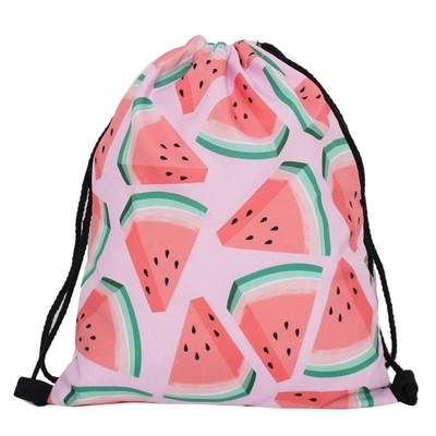 сумка Drawstring женщин перемещения косметическая CMYK нейлона 210D 35X42cm