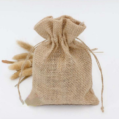 Хозяйственная сумка джута строки Drawstring 20cm 50cm
