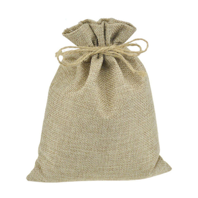 Хозяйственная сумка джута строки Drawstring 20cm 50cm