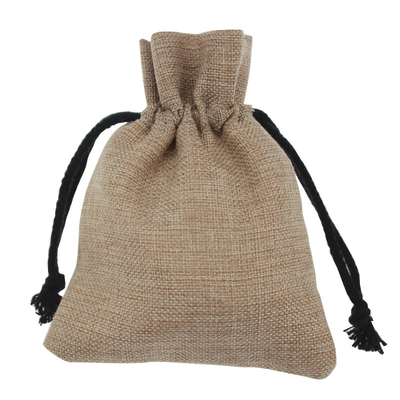 Хозяйственная сумка джута строки Drawstring 20cm 50cm