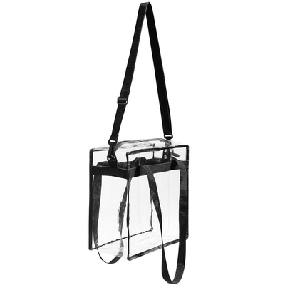Сумка карандаша PVC Tote красивая 35x14x38mm супермаркета 0.2mm