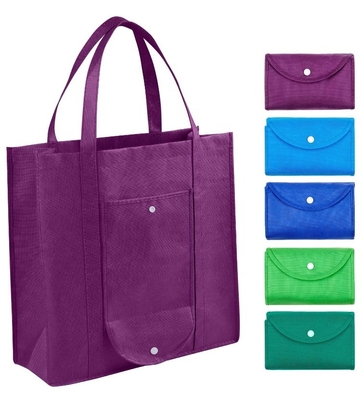 Сумка Eco дружелюбная 35X40X15cm CMYK 50pcs складная не сплетенная