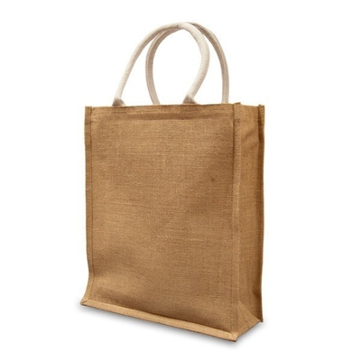 Женщины Tote OEM приставают хозяйственную сумку к берегу джута 45x15x33cm